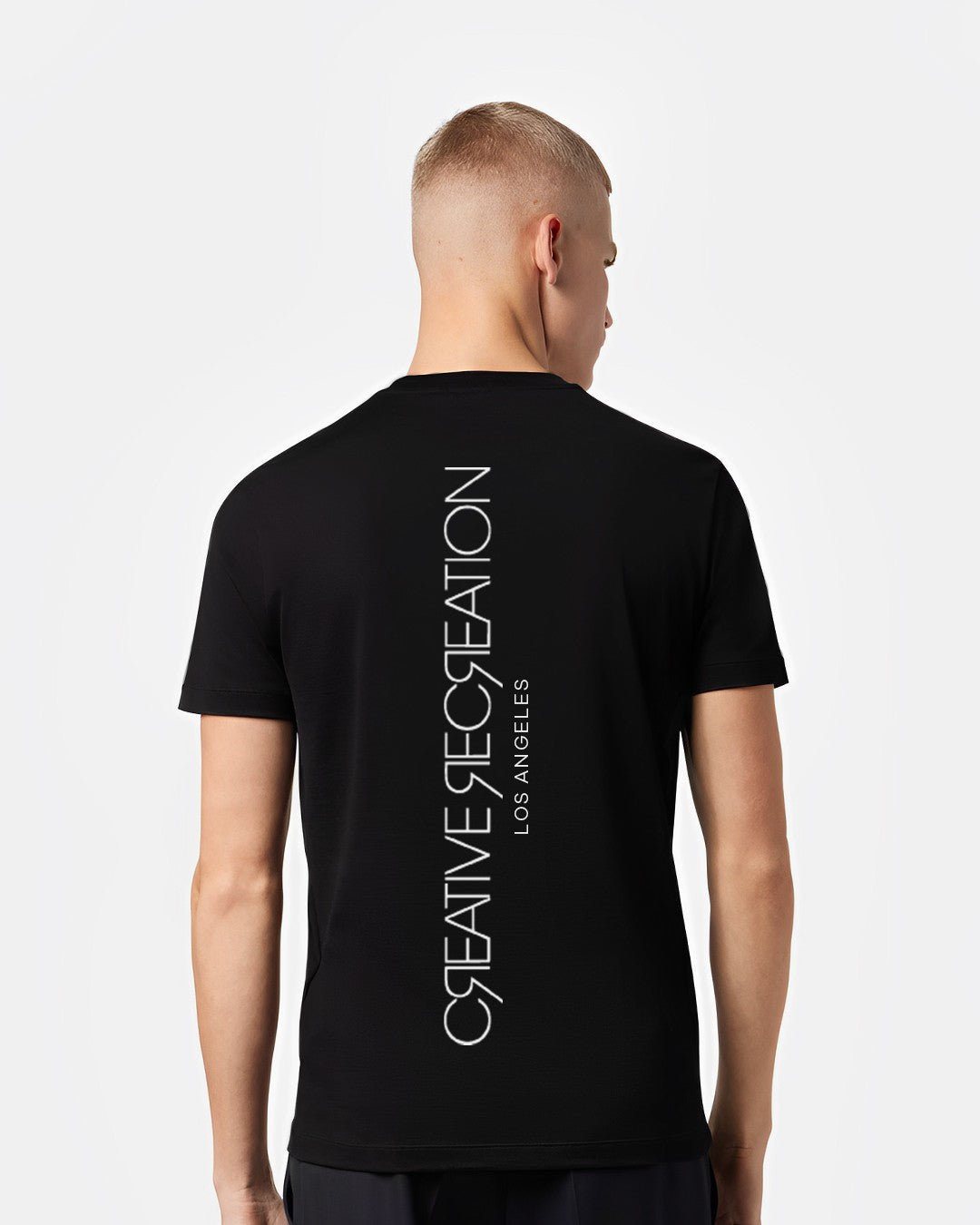 ELYSIUM CR LOGO TEE COTTON PREMIUM BLACK/WHITE MNS