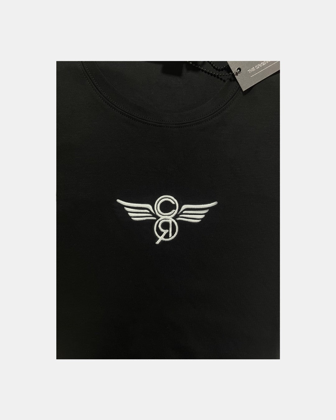 ELYSIUM CR LOGO TEE COTTON PREMIUM BLACK/WHITE MNS