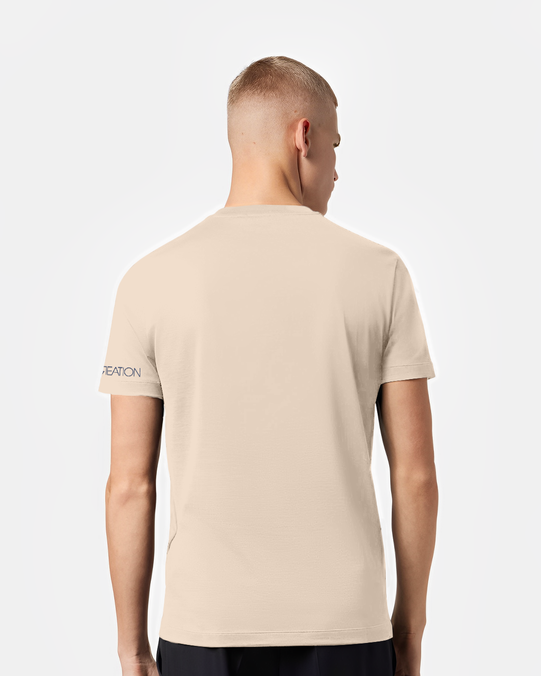 HYPNOS CR LOGO TEE COTTON PREMIUM CAMEL/BLUE MNS