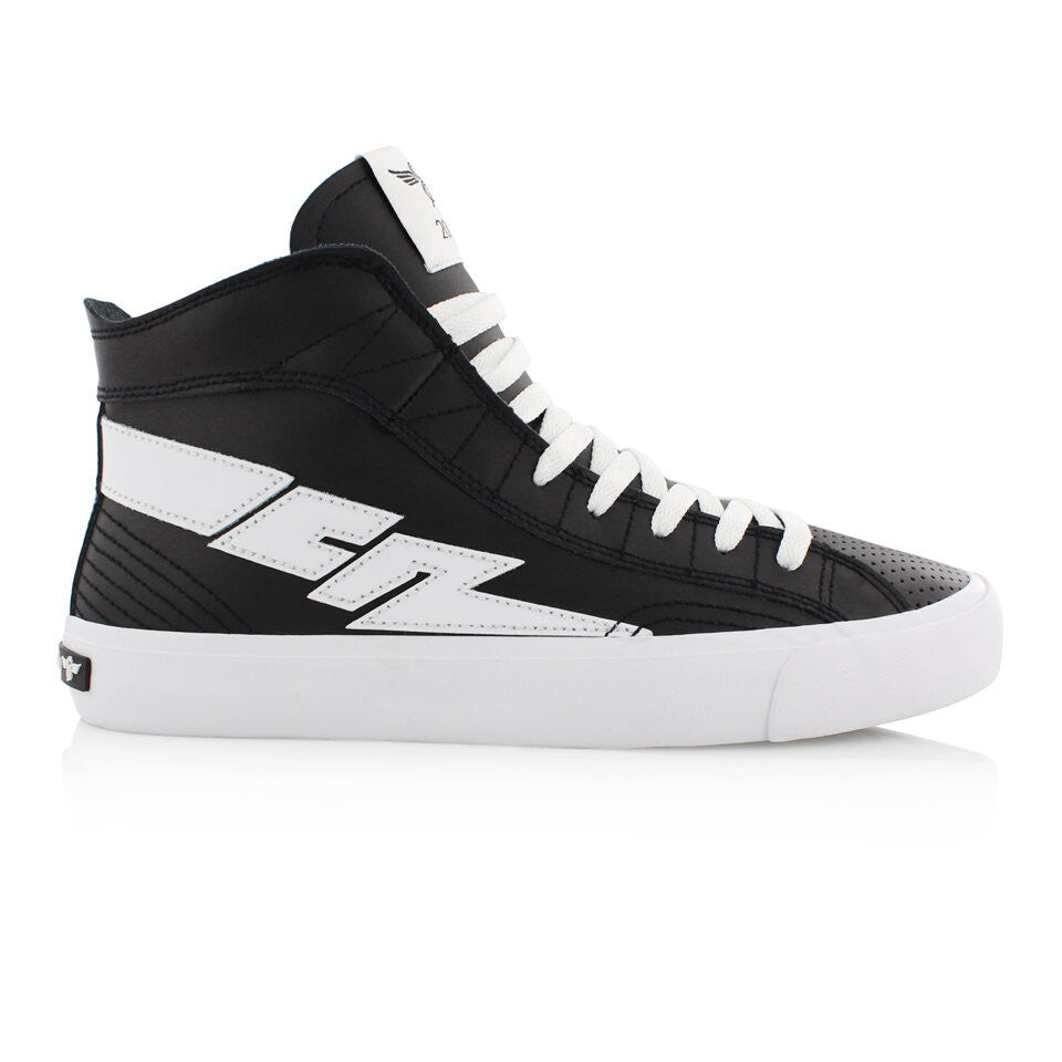 CREATIVE RECREATION ZEUS HI LEATHER BLACK WHITE