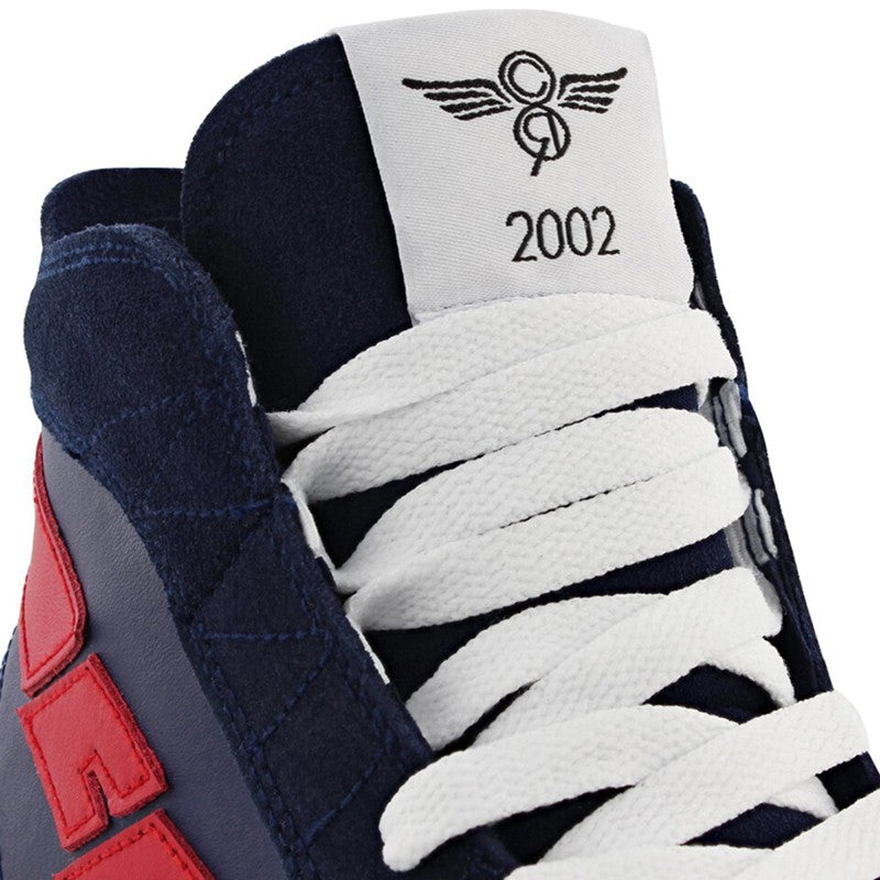 CREATIVE RECREATION ZEUS HI LEATHER NAVY RED