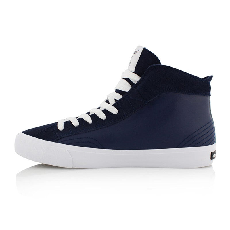 CREATIVE RECREATION ZEUS HI LEATHER NAVY RED