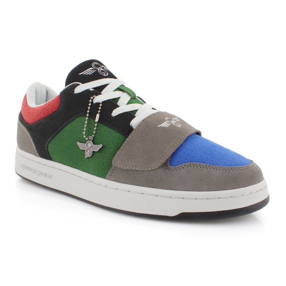 CREATIVE RECREATION'S CESARIO LO XXI BLACK/CHARCOAL/ROYAL/FOREST/RED