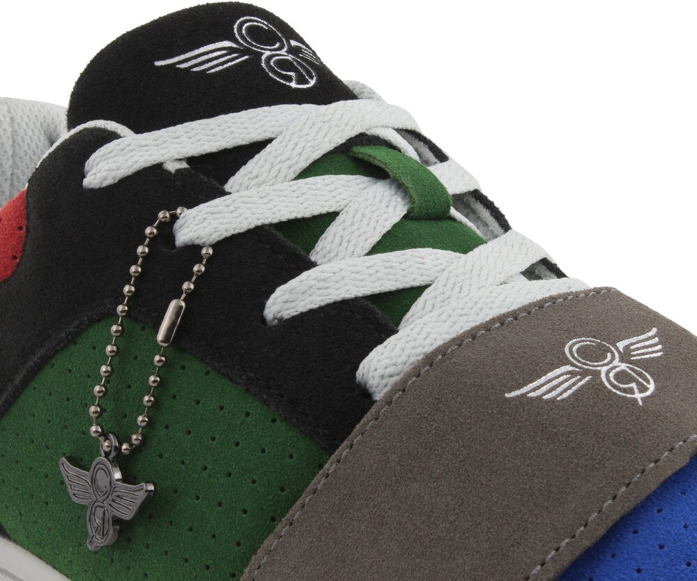 CREATIVE RECREATION'S CESARIO LO XXI BLACK/CHARCOAL/ROYAL/FOREST/RED