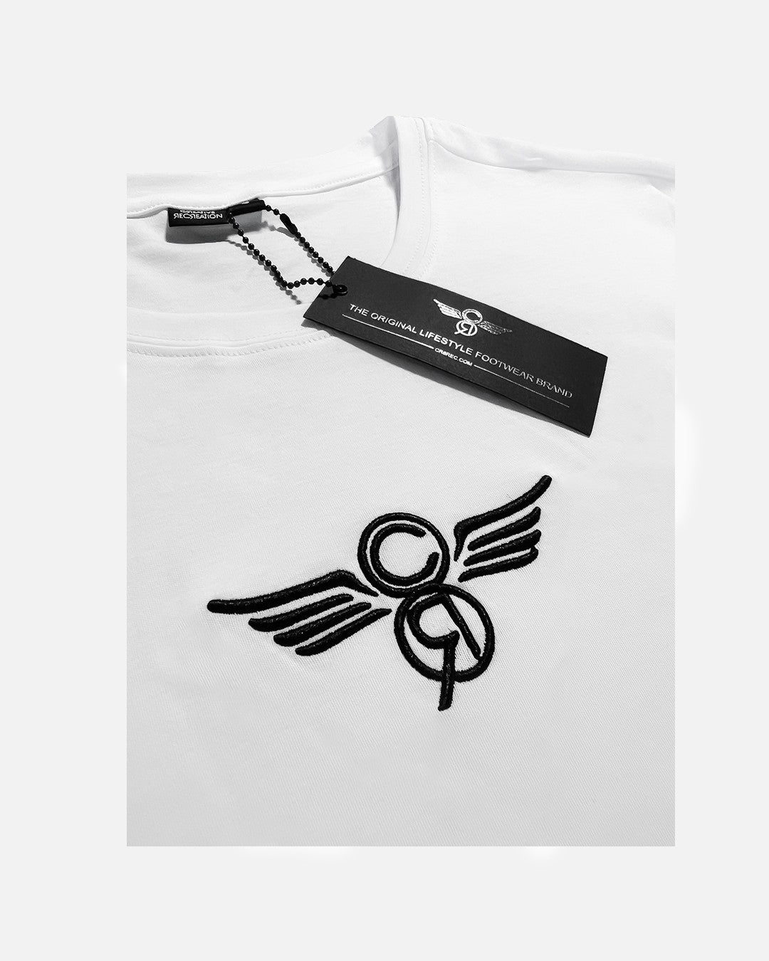 ELYSIUM CR LOGO TEE COTTON PREMIUM WHITE/BLACK MNS