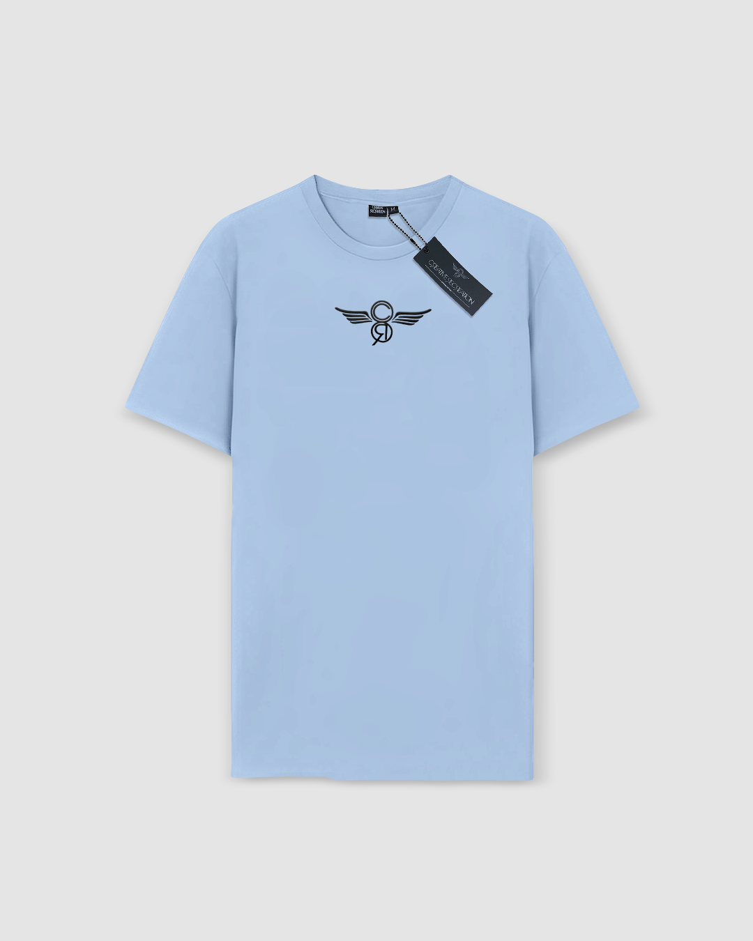 HYPNOS CR LOGO TEE COTTON PREMIUM BLUE/BLACK MNS