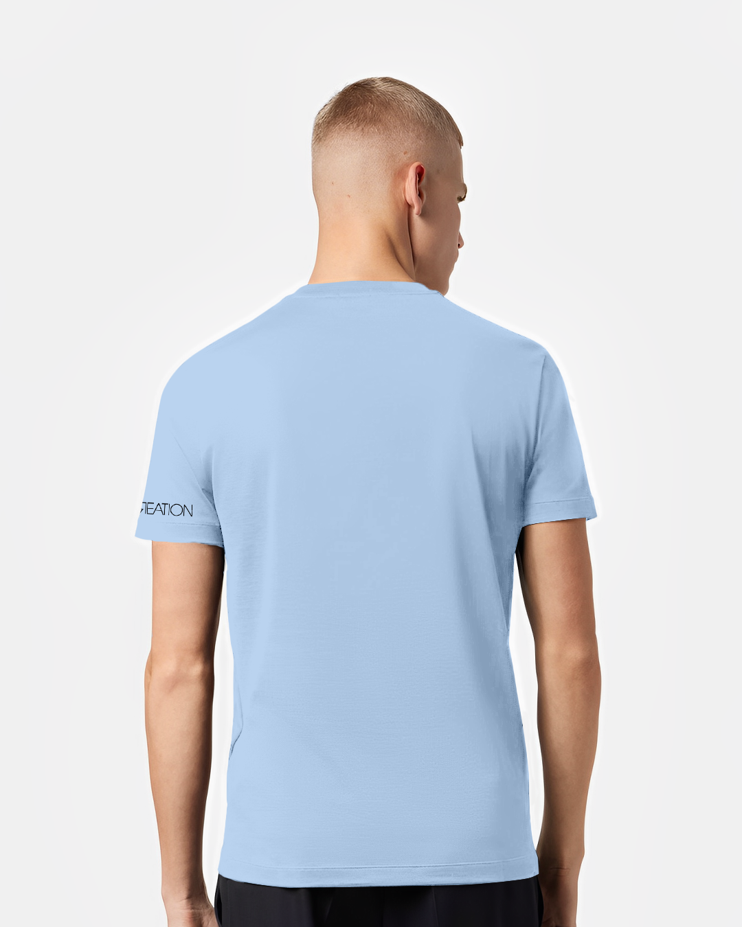 HYPNOS CR LOGO TEE COTTON PREMIUM BLUE/BLACK MNS